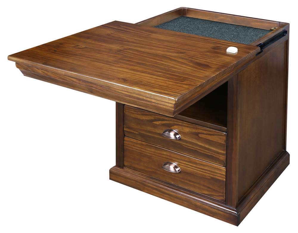 Casual Home Lincoln Nightstand Compartment, Concealment Furniture, Mocha